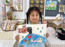 沙洲幼儿园节水宣传周活动——我是节水小画家
